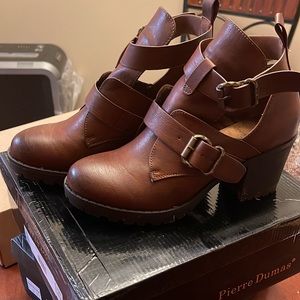 Brown Pierre Dumas Booties